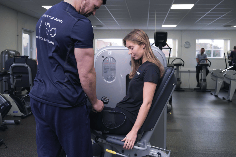 Okklussions træning af lårmuskel