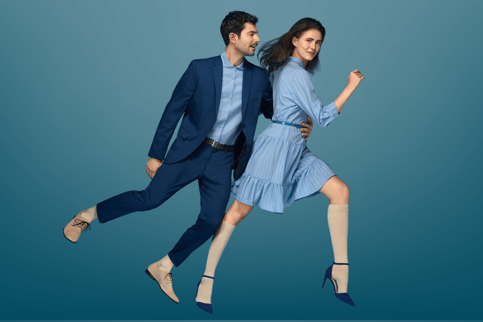 Bauerfeind rejsestrømper