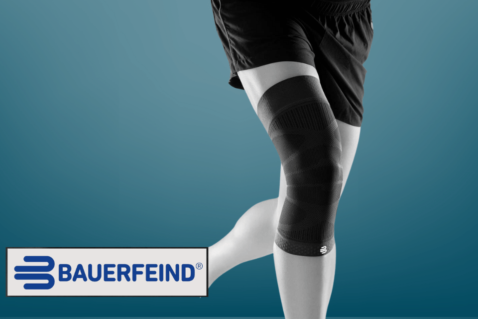 Sports compression knæbandage